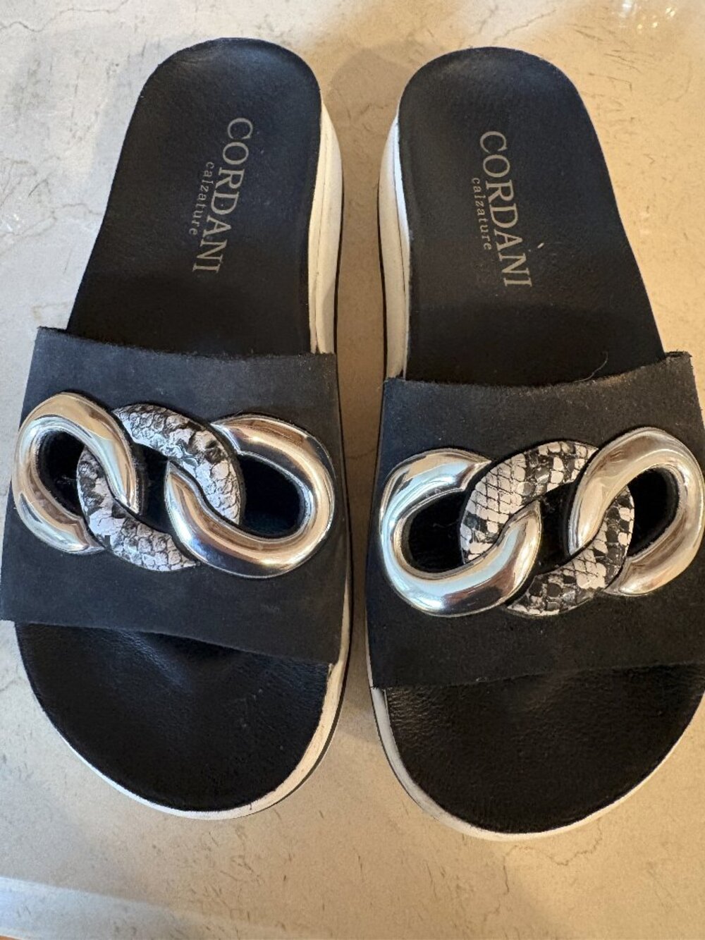 Cordani Women's Slides Size 37